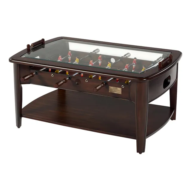 Hermosa Mesa De Futbolito Grande Mesa De Centro Cafetera Color de la mesa de futbolito CoffeTable