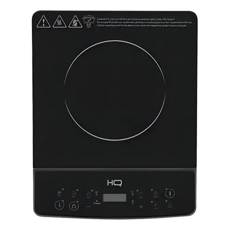 Cooktop De Indução Hq 1b Portátil 2000w Hq-ids2001 Preto 220v
