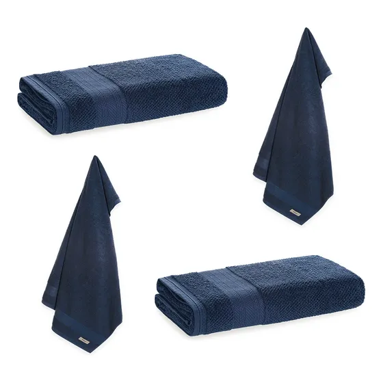 Juego De Toallas Karsten Empire 2 Baño Y  2 Mano, 4 Unidades
