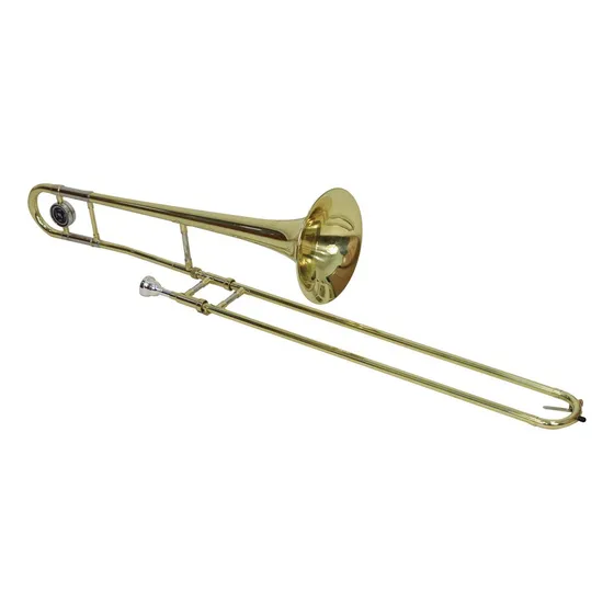 Trombon Alto Marca Orich Dorado Estuche Abs