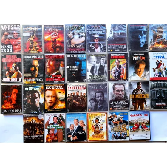 Dvd Filmes -  Arnold Schwarzenegger - Colecao