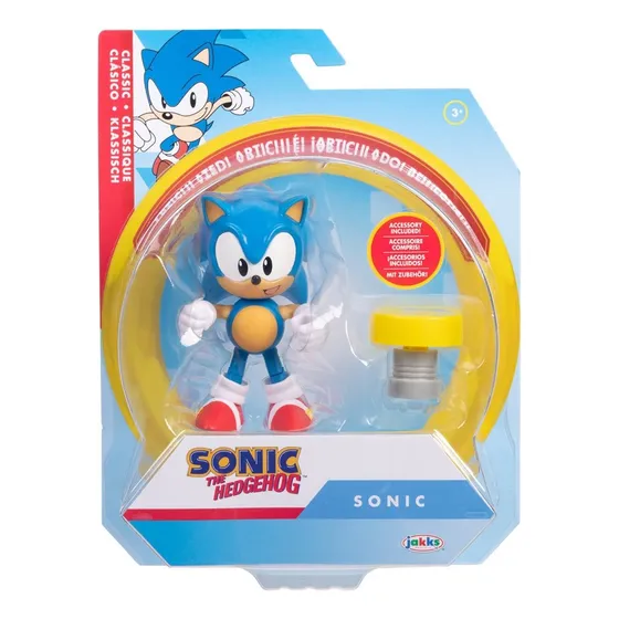 Sonic The Hedgehog Figura Sonic + Accesorio 10cm 
