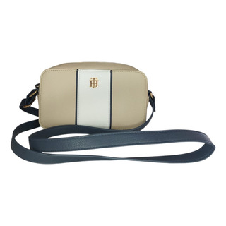 Bolsa Crossbody Tommy Beige Con Blanco Bolsa Crossbody Tommy Beige Con Blanco