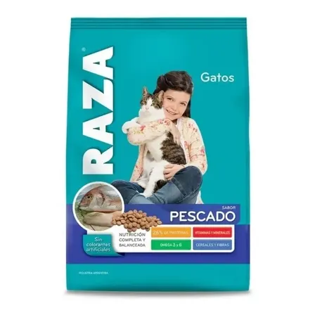 Raza Alimento Seco para Gato Adulto Sabor Pescado 10 kg