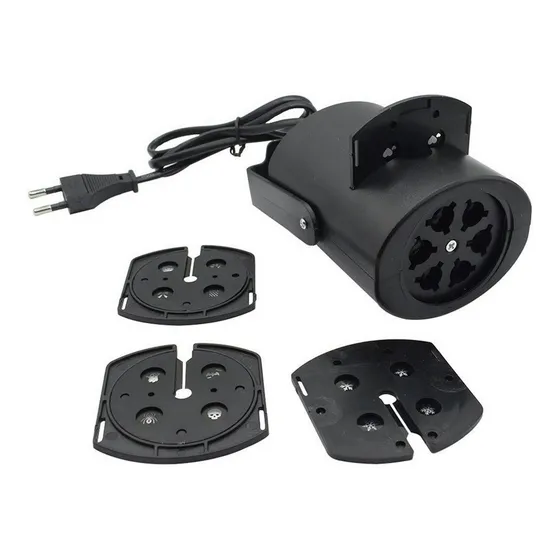 Lampara Proyector Led Navidad Halloween San Valentin 4 Logos