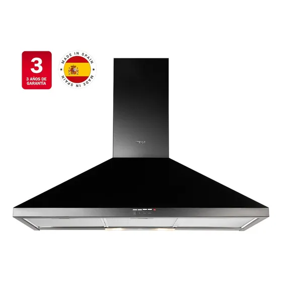 Campana Decorativa Mural Teka Dbb 90 Negra Negro