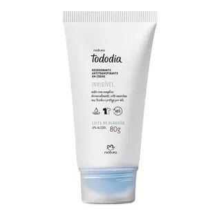 Desodorante Em Creme Leite De AlgodĂŁo Tododia Natura 80g Desodorante Em Creme Leite De AlgodĂŁo Tododia Natura 80g