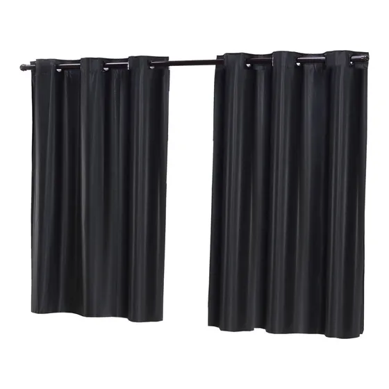 Cortina Blackout Corta 100% A Luz 2,20 X 1,30 M Varao Normal