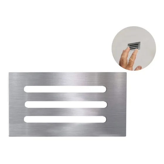 Rejillas Para Ventilación Muebles, Hogar Acero Inox. 70 X 35