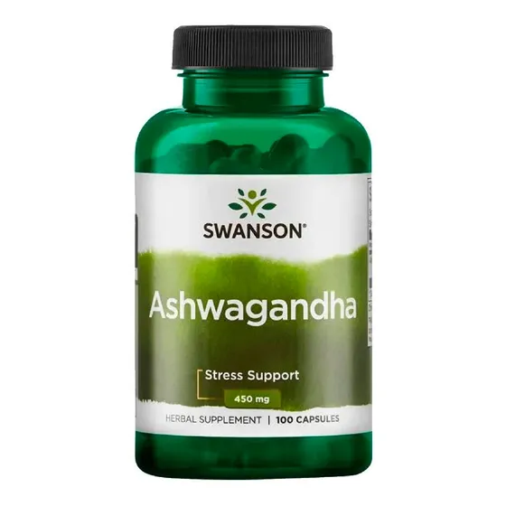 Swanson | Full Spectrum Ashwagandha 450 Mg | 100 Caps Sabor Sin sabor