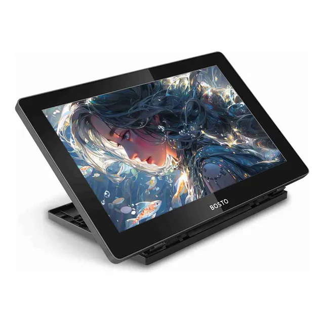 Tableta De Dibujo Gráfico Bosto 16hd Con Pantalla Ips De 15.