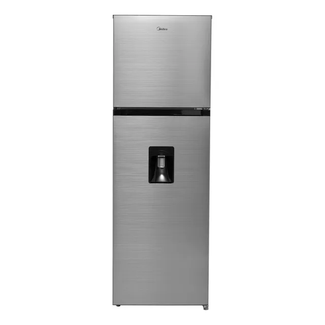 Refrigerador Midea Mdrt280windxw Top Mount Automatico 10 Pies Cúbicos Color Plateado Con dispensador