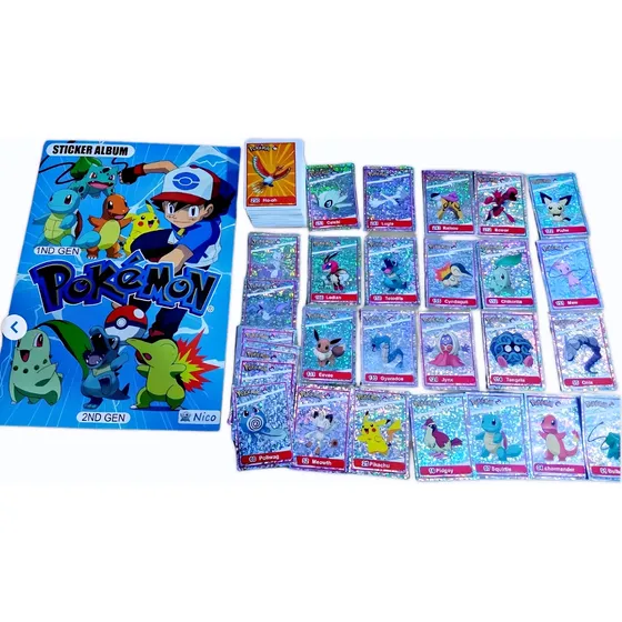 Pokémon Kanto Y Johto: Álbum Completo A Pegar