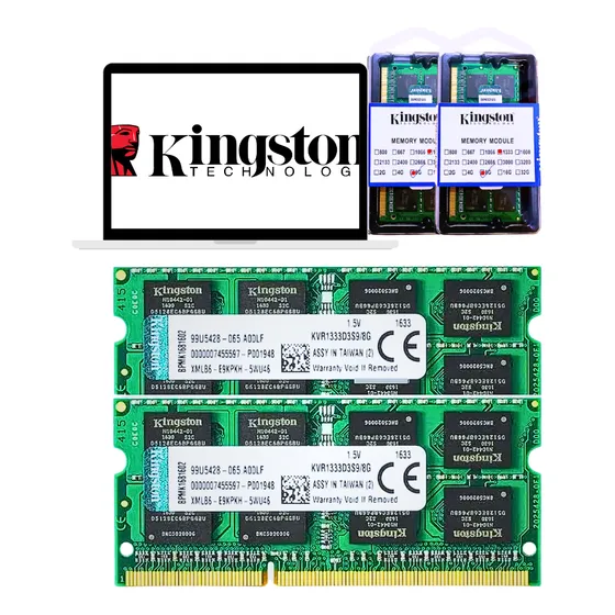 Kit Memória Kingston Ddr3 16gb(2x8gb) 1333mhz 1.5v Notebook