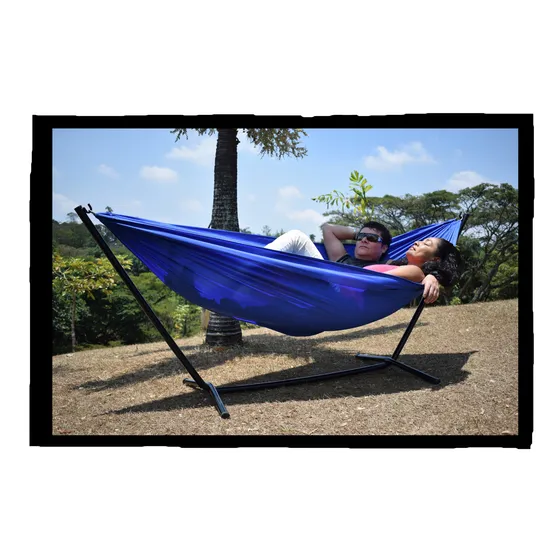 Hamaca + Soporte-base Portátil Metálica Desarmable + Estuche