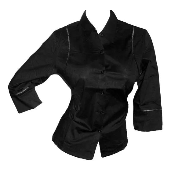 Blusas Talla Plus Grandes Casuales Vestir Camisa Manga 3/4