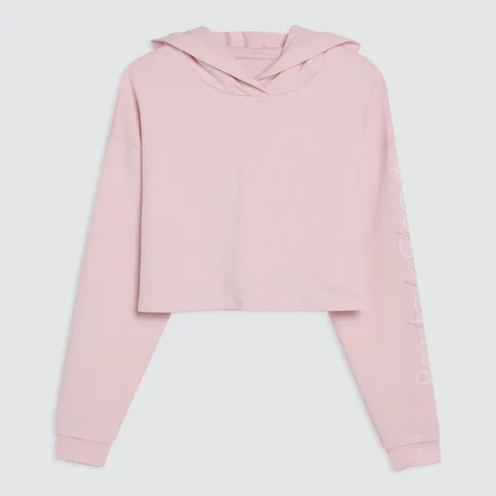 Hoodie Mujer Ostu  Rosa Poliéster 40060225-2341