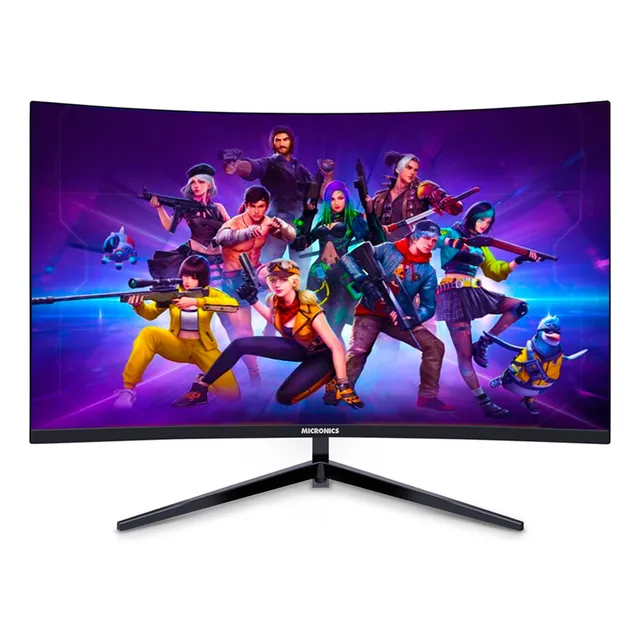Monitor Gamer Micronics 27 Brickell Curvo Fhd 100hz 3ms Hdmi