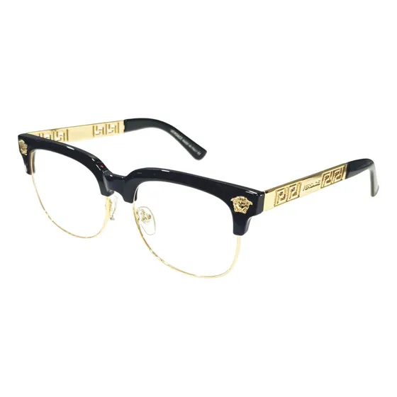 Lentes Versace Tipo Clubmaster Varillas Metalicas Con Estuch