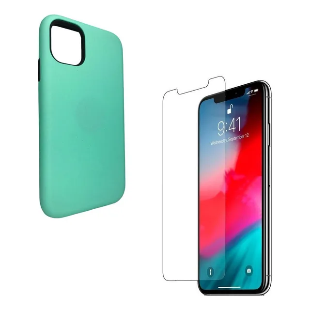 Protector Hibrido + Vidrio Para iPhone 14 14 Pro 14 Pro Max