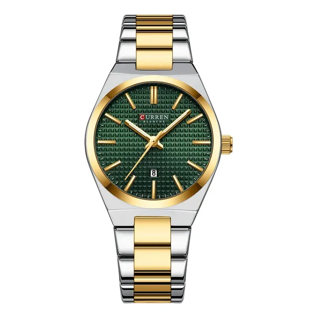 Reloj Curren 8439l De Dama Estilo Clásico Fecha Correa Acero