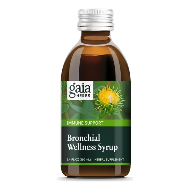 Jarabe De Bienestar Bronquial Gaia Herbs 160 Ml