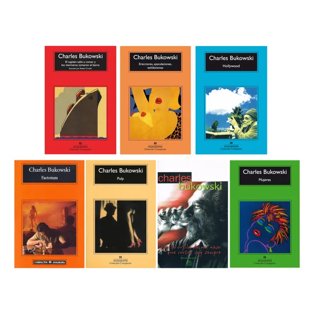 Charles Bukowski: Paquete De 6 Libros + 1 Regalo