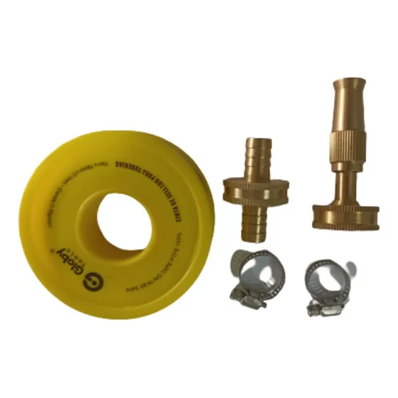 Pico Llave + Pico Regulador + Teflón Grande + 2abrazaderas