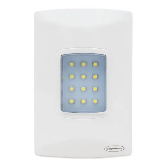 Iluminação De Emergência Autônoma Led 100 Lúmens De Embutir