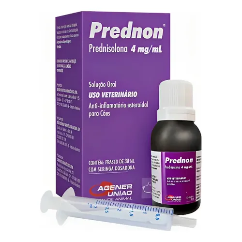 Anti-inflamatório Prednon Solução Oral 4 Ml Nota Fiscal