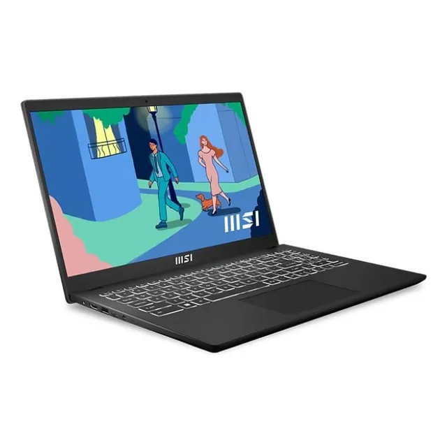 Laptop Msi Modern 15 I5-1235u 512gb 8gb Ddr4 W11pro Negro