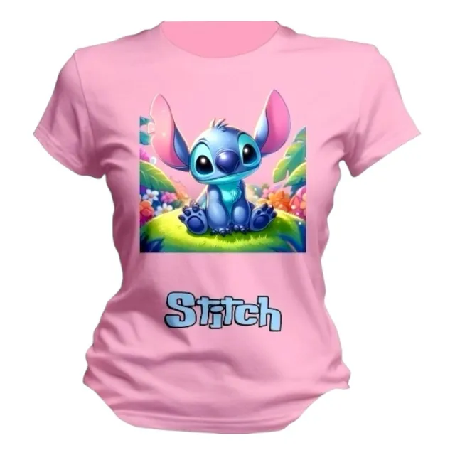 Playera Stitch O Angel Niño Dama Caballero Personaliza S8