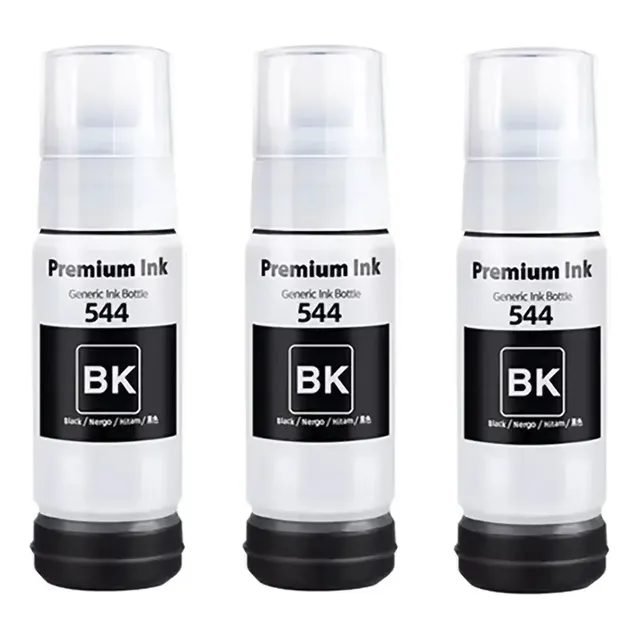 3 Tintas Para Epson 504/544 L1110 L5590 L3250 L3210 Antiderr