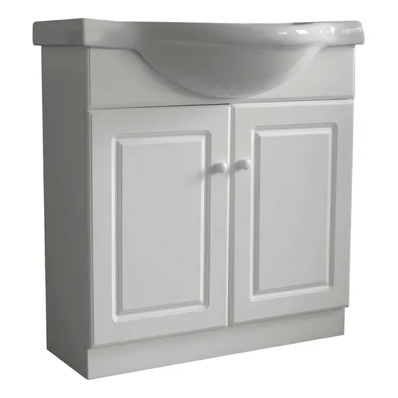 Mueble De Baño 81x48x80cm Con 2 Puertas Labradas
