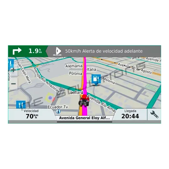 Mapa Vial Gps Ecuador 2025 Garmin Nuvi Android iPhone
