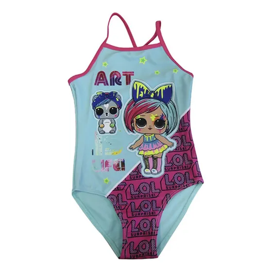 Malla Entera Traje Baño Infantil Talles 2 Al 10 Lol Surprise