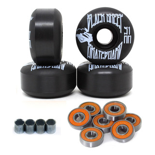 4 Roda Skate Street 51mm Black Sheep Com Rolamento Espaçador 4 Roda Skate Street 51mm Black Sheep Com Rolamento Espaçador