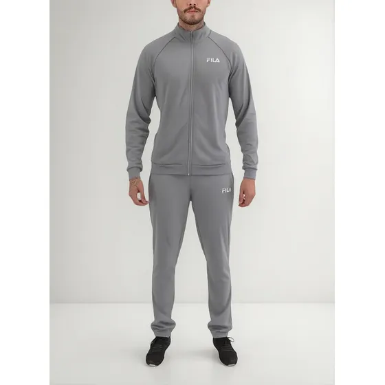 Conjunto Agasalho Fila Essentials Cinza Masculino