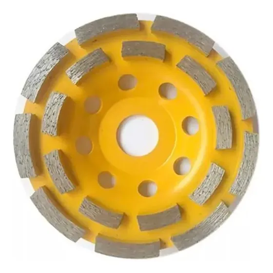 Disco Copa Diamantada 4.1/2 Doble Segmento Uso Esmeril