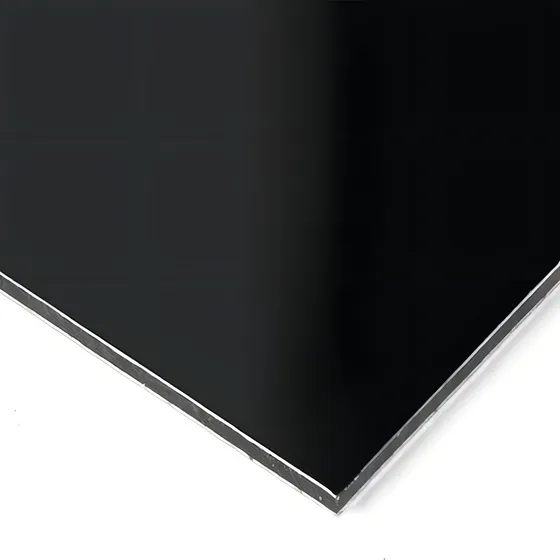 Aluminio Compuesto 1.22mx2.44m 3mm Negro