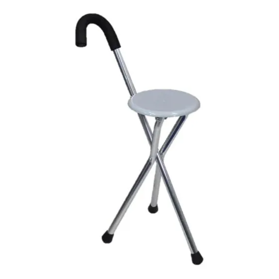 Bastón Con Asiento Redondo 