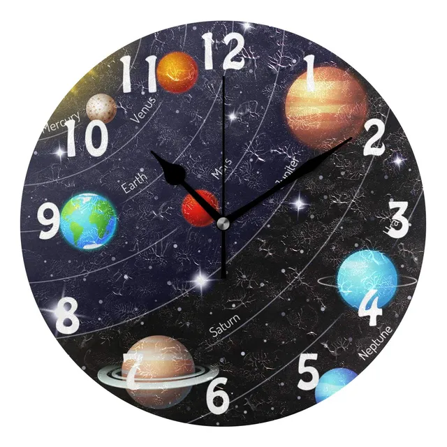Seulife Reloj Pared Universo Space Galaxy Sistema Solar Para
