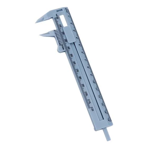 Micrómetro Caliper (bl), Plástico, Escala Doble, 0-120 Mm, 0