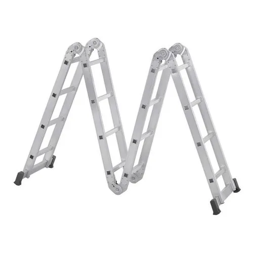 Escada Articulada 16 Degraus 4x4 Aluminio Reisam