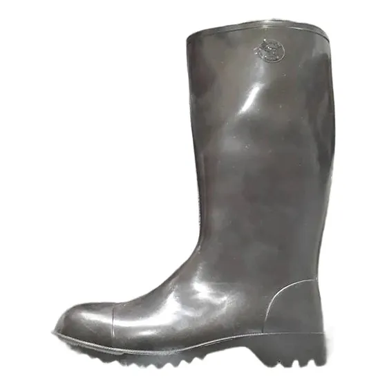 Botas De Goma Santa Ninfa Caña Larga, Color Negro.