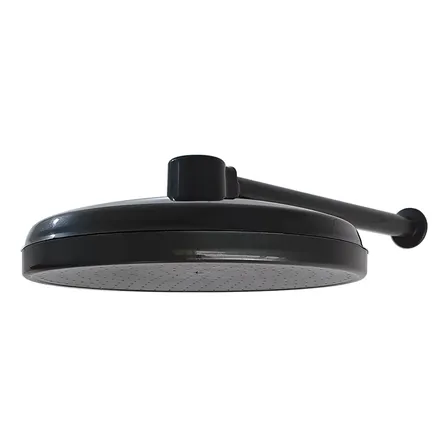 Ducha Fria Chuveiro Externo De 225mm 9 Polegadas P/ Piscina Cor Preto