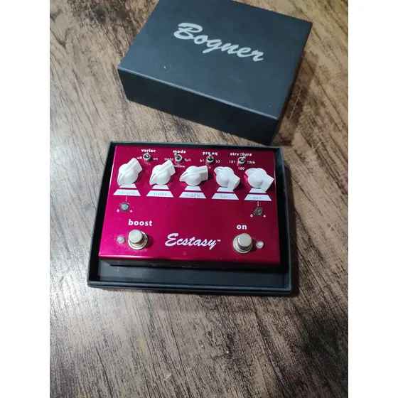 Pedal De Efeito Bogner Ecstasy Red Distorçao Overdrive