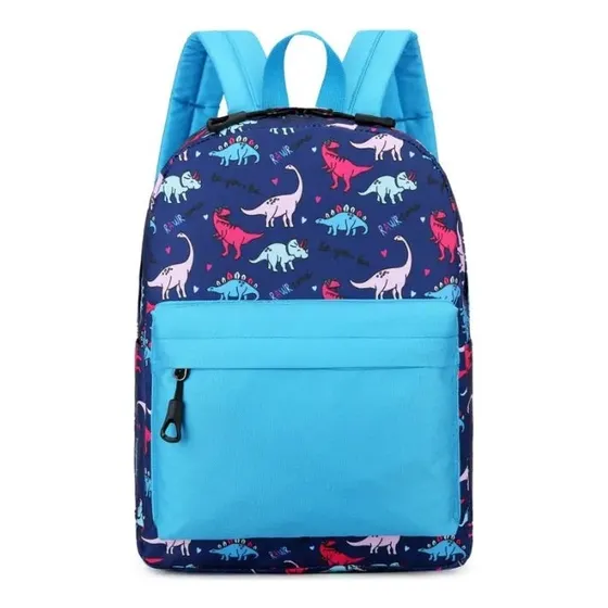 Makeway - Mochila Para Niño Escolar C14 - Celeste Color Azul Diseño De La Tela Liso