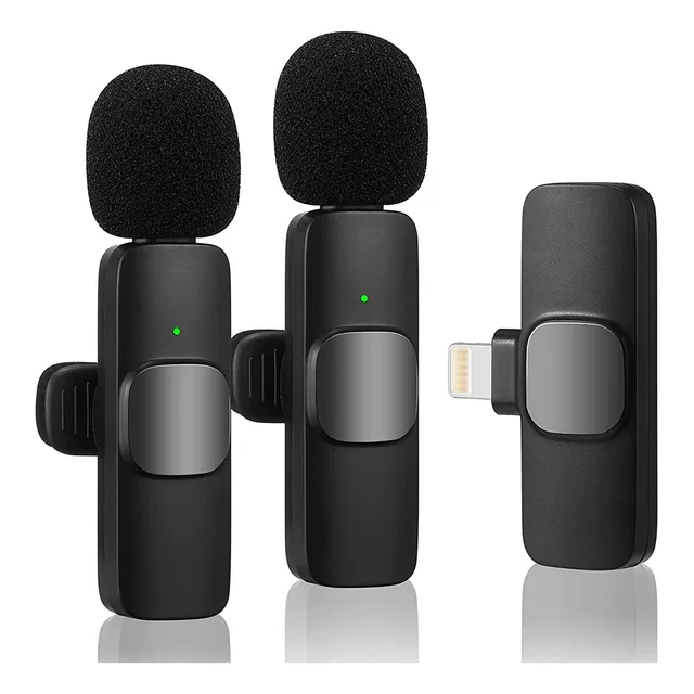 Micrófono Doble Inalámbrico De Solapa Para iPhone Tecnoflip
