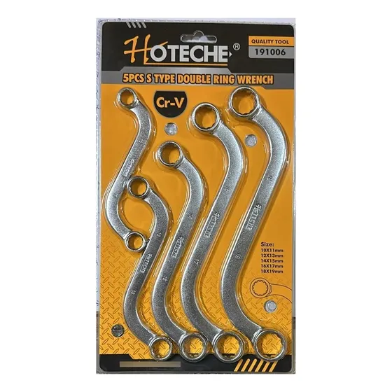 Juego De Llaves Corona Tipo S 5piezas Hoteche 